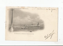 ILES SAINT PIERRE ET MIQUELON SAINT PIERRE LE PHARE DE LA POINTE AUX CANONS EN HIVER 1903 - Saint-Pierre-et-Miquelon
