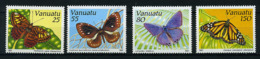 Vanuatu ** N° 856 à 859 - Papillons - Vanuatu (1980-...)