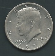 Etats Unis , Half Dollar 1971 Pia 21602 - 1964-…: Kennedy