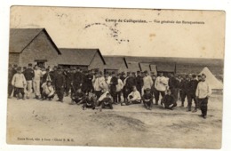 Cpa Camp De COETQUIDAN Vue Générale Des Baraquements - Guer Cötquidan