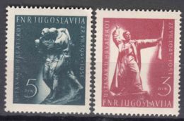 Yugoslavia Republic 1951 Mi#662-663 Mint Never Hinged - Unused Stamps