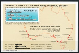 Nauru 1982 Phosphate Shipments ANPEX'82 Exhibition - Nauru