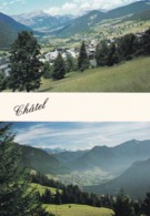 Delcampe - 74 Châtel, Vue Générale Mont Chauffé, Cornettes De Bise , Petit Chalet, Vue Depuis Le Col De Saix - Châtel