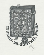 Ex Libris Günter Findel - Herbert Ott (1915-1987) (gesigneerd) - Bookplates