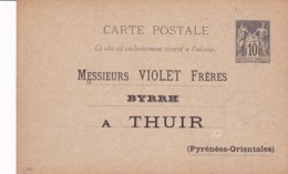 Carte Sage 10 C G9 Neuve Repiquage Violet Frères - Bijgewerkte Postkaarten  (voor 1995)