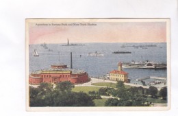 CPA AQUARIUM IN BATTERY PARK AND , NEW YORK HARBOR - Panoramic Views