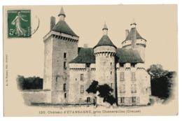 CPA   23    PRES DE CHENERAILLES        CHATEAU D ETANSAGNE - Chenerailles