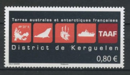 TAAF 2016  N° 788 ** Neuf MNH Superbe Faune Animaux Phoques Bateaux Kerguelen Logo Transports Boats - Ungebraucht