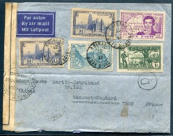 COTE D'IVOIRE - DIVERS / LETTRE AVION D' ABIDJAN LE 12/5/1941 POUR LE TARN AVEC CENSURE - TB - Covers & Documents