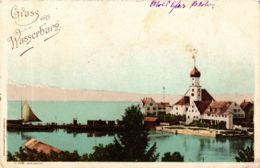 CPA AK Gruss Aus WASSERBURG A. BODENSEE LITHO GERMANY (866425) - Wasserburg (Bodensee)