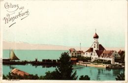 CPA AK Gruss Aus WASSERBURG A. BODENSEE LITHO GERMANY (866429) - Wasserburg (Bodensee)