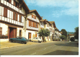 AINHOA - Place De L'église - Voiture : Peugeot 204 - 404 - Mercedes - Simca Aronde - Ainhoa