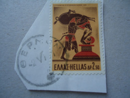 GREECE  USED  STAMPS  WITH POSTMARK  ΘΕΡΜΟΝ - Marcophilie - EMA (Empreintes Machines)