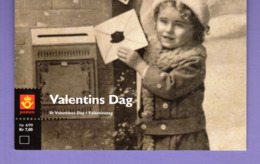 " SAINT VALENTIN / COEUR / AMOUR / LOVE " Sur Encart De NORVEGE. Parfait état - Non Classés