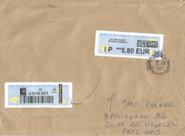 France 2019 Le Perreux Sur Marne Lettre Suivi International Avions En Papier ATM Cover - 2000 Type « Avions En Papier »