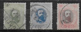NORGE - YVERT N°32/34 OBLITERES - COTE = 85 EUROS - Used Stamps