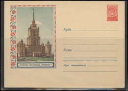 RUSSIA USSR Stamped Stationery Ganzsache 810 1958.11.19 Moscow UKRAINE Hotel - 1950-59