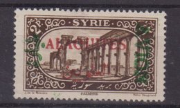 ALAOUITES : PA . N° 5 * . AVEC SURCHARGE ROUGE AVION A DROITE . 1925 . - Unused Stamps