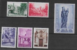 BELGIQUE - 1954 - YVERT N° 946/951 *  MLH - COTE = 100 EUR. - Nuevos