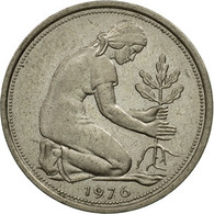 Monnaie, République Fédérale Allemande, 50 Pfennig, 1976, Hambourg, TTB - 50 Pfennig