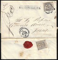 1858 - 25 Cent. Camoscio Chiaro (4), Un Esemplare Sul Fronte, Ben Marginato, E Uno Al Verso, Difetto... - Modène