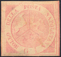 1858 - 1/2 Grano Rosa Carminio Chiaro, I Tavola (1c), Nuovo, Gran Parte Di Gomma Originale, Perfetto... - Naples