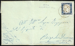 BUSSETO, Punti 11 - 20 Cent. (Sardegna 15Dc), Perfetto, Su Lettera Del 20/10/1861 Per Borgo San Donn... - Parma