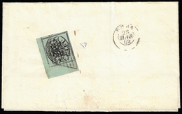 1862 - 1 Baj Verde Grigiastro (2), Otto Filetti, Angolo Di Foglio, Perfetto, Al Verso Di Sovracopert... - Papal States