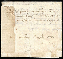 1458 - Piccola Lettera Completa Di Testo Da Felizzano 22/9/1458, Manoscritto "cito Cito". Rara!... - Sardinia