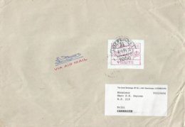 Luxembourg Luxemburg 1995 Meter FRAMA Label 80f Cover To Cameroun - Postage Labels
