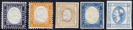 1862/63 - 20 Cent., 80 Cent., 2 Cent., 15 Cent. Tipo Sardegna, 15 Cent. Litografico, II Tipo (2,4,10... - Andere & Zonder Classificatie