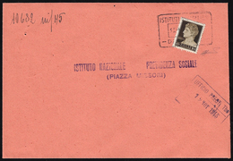 1945 - 10 Cent. Imperiale Senza Fasci E Senza Filigrana (536), Perfetto, Usato Come Recapito Autoriz... - Andere & Zonder Classificatie