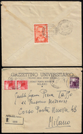 1947 - 3 Lire, Coppia, 20 Lire Democratica (553,561), E, Al Verso Vignetta Vittime Politiche Vassall... - Other & Unclassified