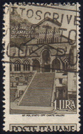 1946 - 1 Lira Repubbliche Medioevali, Dentellatura Orizzontale Fortemente Spostata In Basso (566d), ... - Other & Unclassified