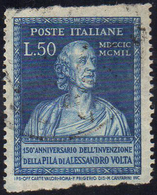 1949 - 50 Lire Volta, Non Dentellato Orizzontalmente (612b), Usato, Perfetto. Carraro, Cert. E.Diena... - Other & Unclassified