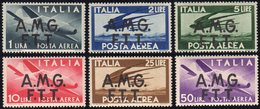 POSTA AEREA 1947 - Democratica Soprastampati Su Due Righe (1/6), Ottima Centratura, Gomma Integra, P... - Other & Unclassified