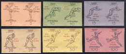 1952 - Olimpiadi (56/61), Coppie Orizzontali Non Dentellate, Gomma Integra, Perfette. Molto Belle! C... - Autres & Non Classés