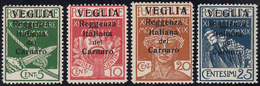 VEGLIA 1920 - Prima Emisisone (1/4), Gomma Integra, Perfetti. Ottima Qualità. A.Diena, Cert. Avi.... - Autres & Non Classés