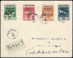 VEGLIA 1920 - Soprastampa Grande (1/4), Il 20 Cent. Con Doppia Dentellatura In Alto (1/2, 3F,4), Per... - Sonstige & Ohne Zuordnung