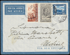 1937 - 35 Cent. Pittorica, Dent. 12, 75 Cent. Soggetti Africani (174,A20), In Affrancatura Mista Con... - Somalia