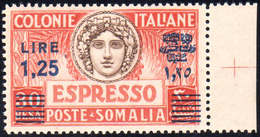 ESPRESSI 1940 - 1,25 Lire Su 30 Besa, Dent. 14 (8), Ottima Centratura, Bordo Di Foglio, Gomma Integr... - Somalia