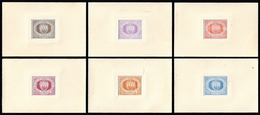 1877/90 - 5 Cent., 10 Cent., 20 Cent., 25 Cent., 30 Cent., 40 Cent. Stemma (2/7), Prove Di Lusso Non... - Autres & Non Classés