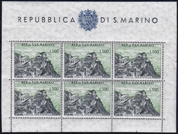 1958 - 500 Lire Panorama, Foglietto (18), Gomma Integra, Perfetto. Bello. Ferrario.... - Blocks & Sheetlets