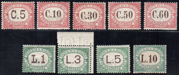 1924 - Colori Cambiati (10/18), Gomma Integra, Perfetti. Belli, Diversi Valori Con Ottima Centratura... - Postage Due