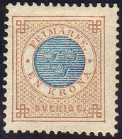 SVEZIA 1877 -  1 R. Tre Corone, Dent. 13 (25/I), Nuovo Senza Gomma, Perfetto. A.Diena.... - Europe (Other)