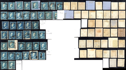 SICILIA 1859 - 2 Grana, III Tavola, Bell'insieme Di 41 Esemplari Usati, Classificati Secondo Le Tint... - Sonstige & Ohne Zuordnung