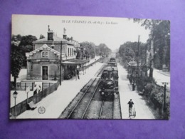 CPA 78 LE VESINET LA GARE TRAIN - Le Vésinet