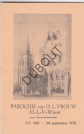 Onze Lieve Vrouw Sint Katelijne Waver - Parochie OLVrouw 1978 (R189) - Antiguos