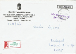 Ungarn / Hungary -  Einschreiben / Registered Letter (T402) - Cartas & Documentos