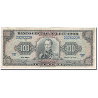 Billet, Équateur, 100 Sucres, 1980-02-01, KM:112a, TB - Ecuador